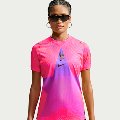 陸上用シャツ Nike pro Elite rosa 2024 T-Shirt Size S France National Team 2026 Stadium Home Women's Nike Dri-FIT